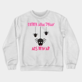 Funni Spider Earnings Hangs Crewneck Sweatshirt